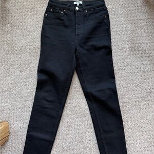Re/Done Black High-Rise Women’s Jeans